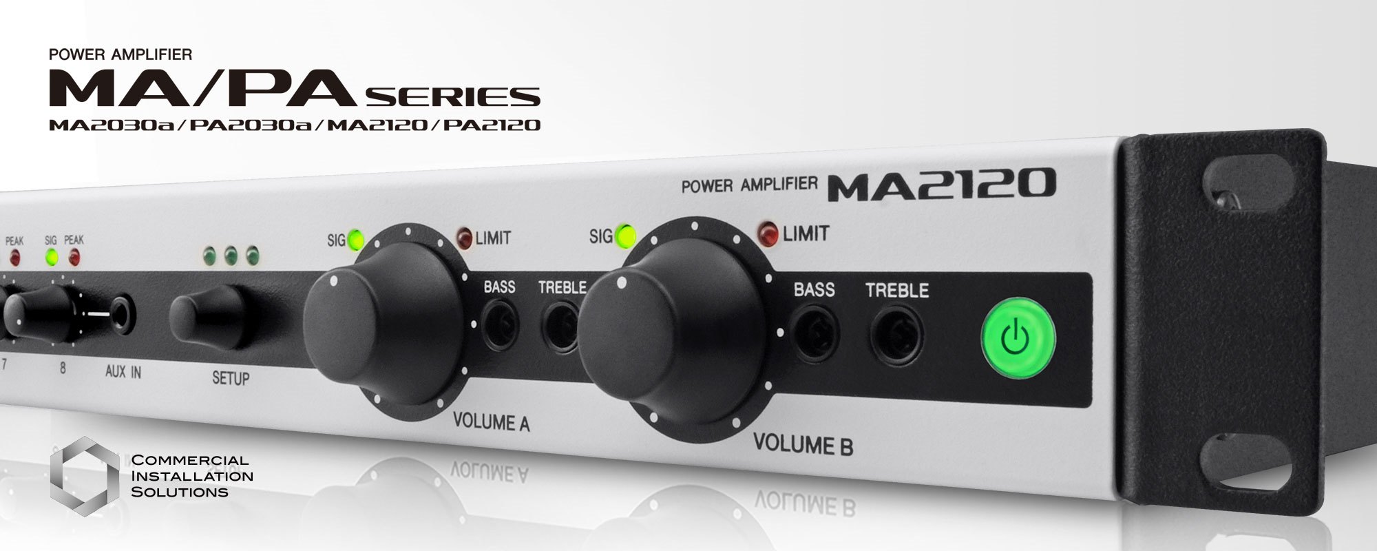 YAMAHA power amplifier model ma2120-