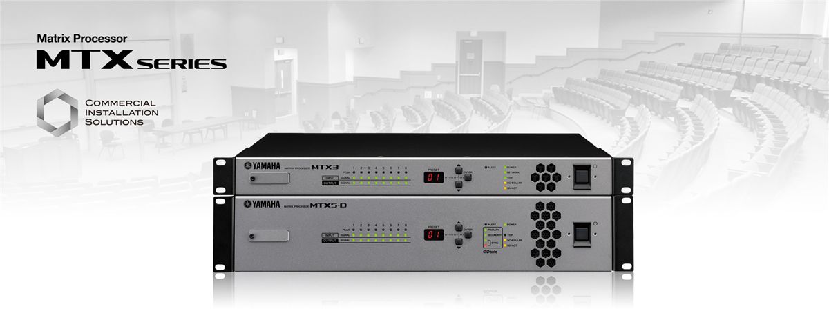 overdrijven circulatie stijl MTX Series - Overview - Processors - Professional Audio - Products - Yamaha  - United States