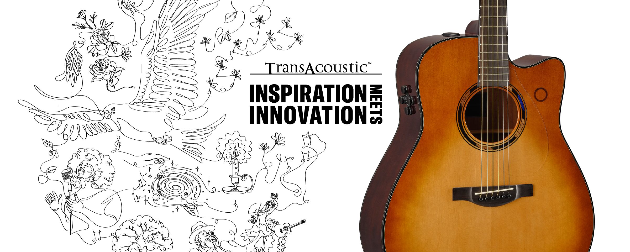 TransAcoustic Guitars (2nd Generation) - Yamaha USA