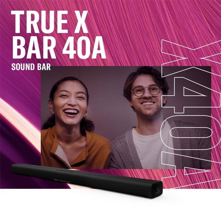 TRUE - Dolby BAR Yamaha USA Atmos Sound X 40A Bar