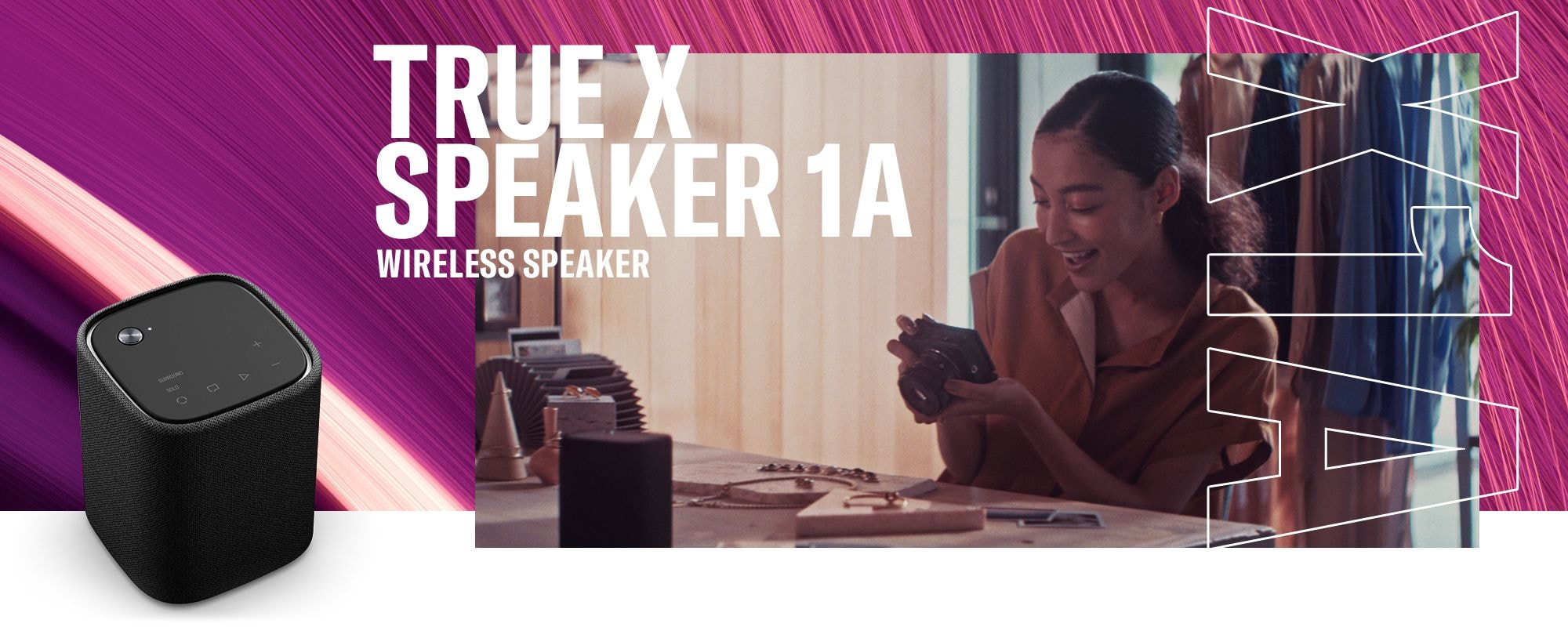 Image showing Yamaha TRUE X SPEAKER 1A Portable Surround Speaker Header banner - Desktop