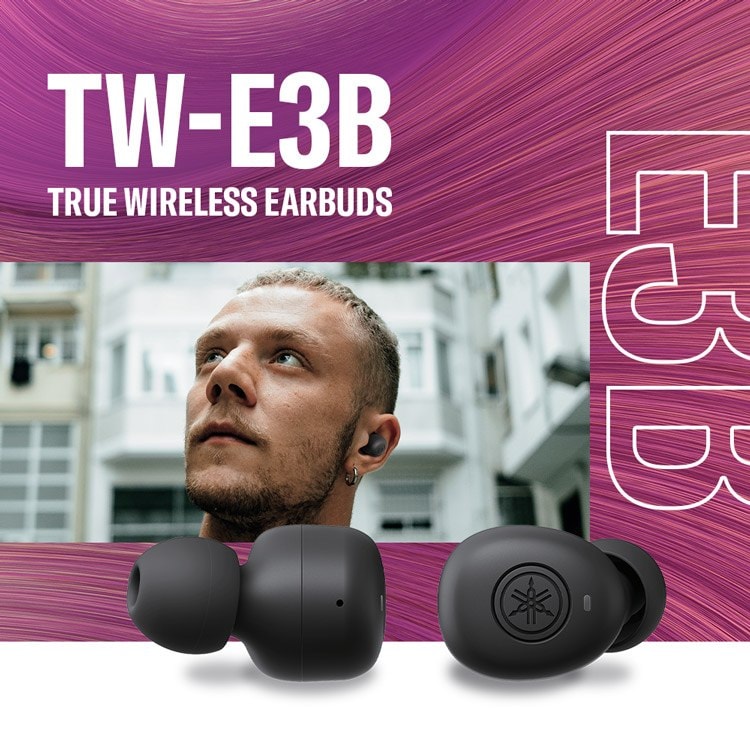TW-E3B True Wireless Bluetooth Earbuds - Yamaha USA