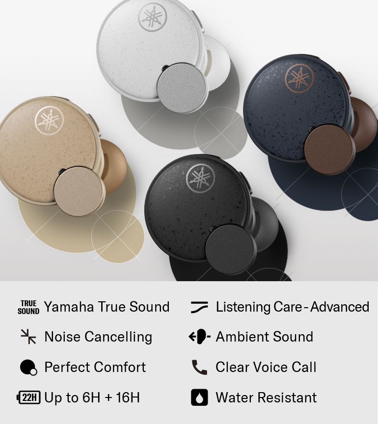 TW-E7B True Wireless ANC Bluetooth Earbuds - Yamaha USA