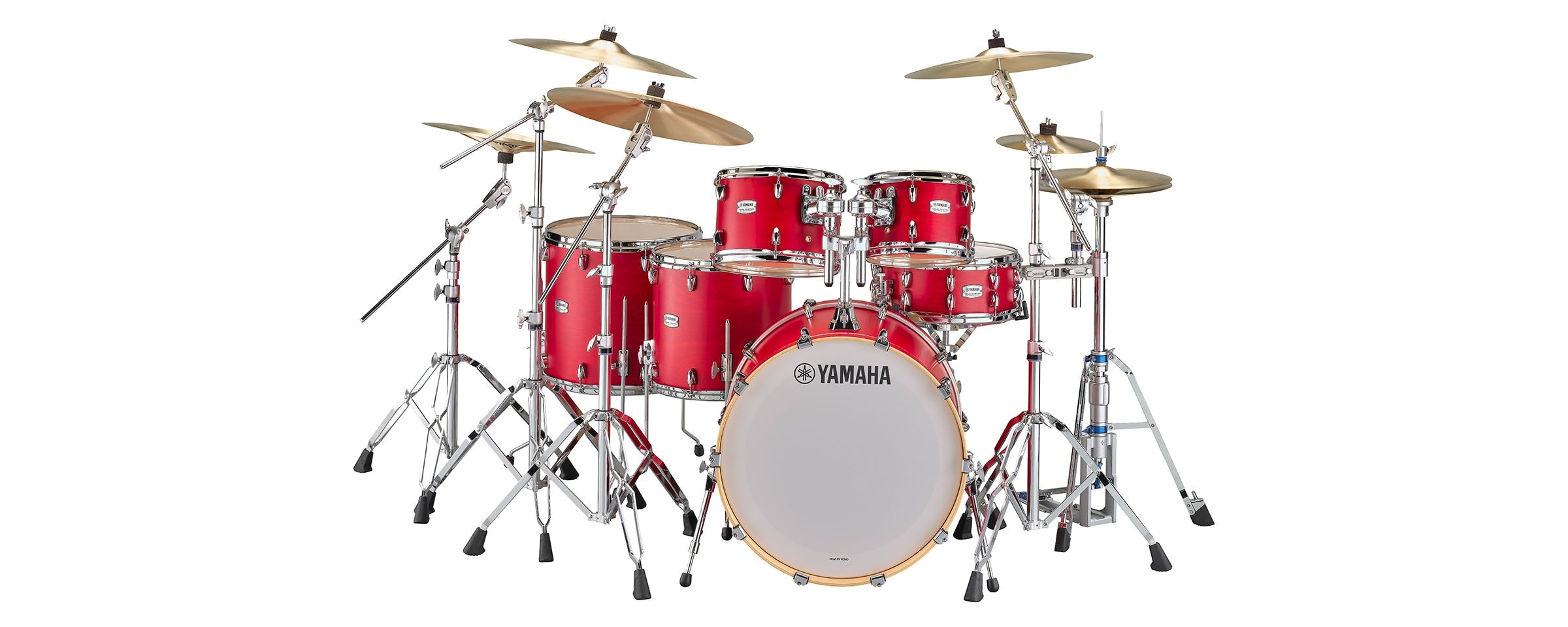 Lyric  Yamaha Absolute Hybrid Maple 14″ x 6″ Snare Drum – Autumn Red