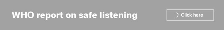 banner image link of W.H.O report on safe listening