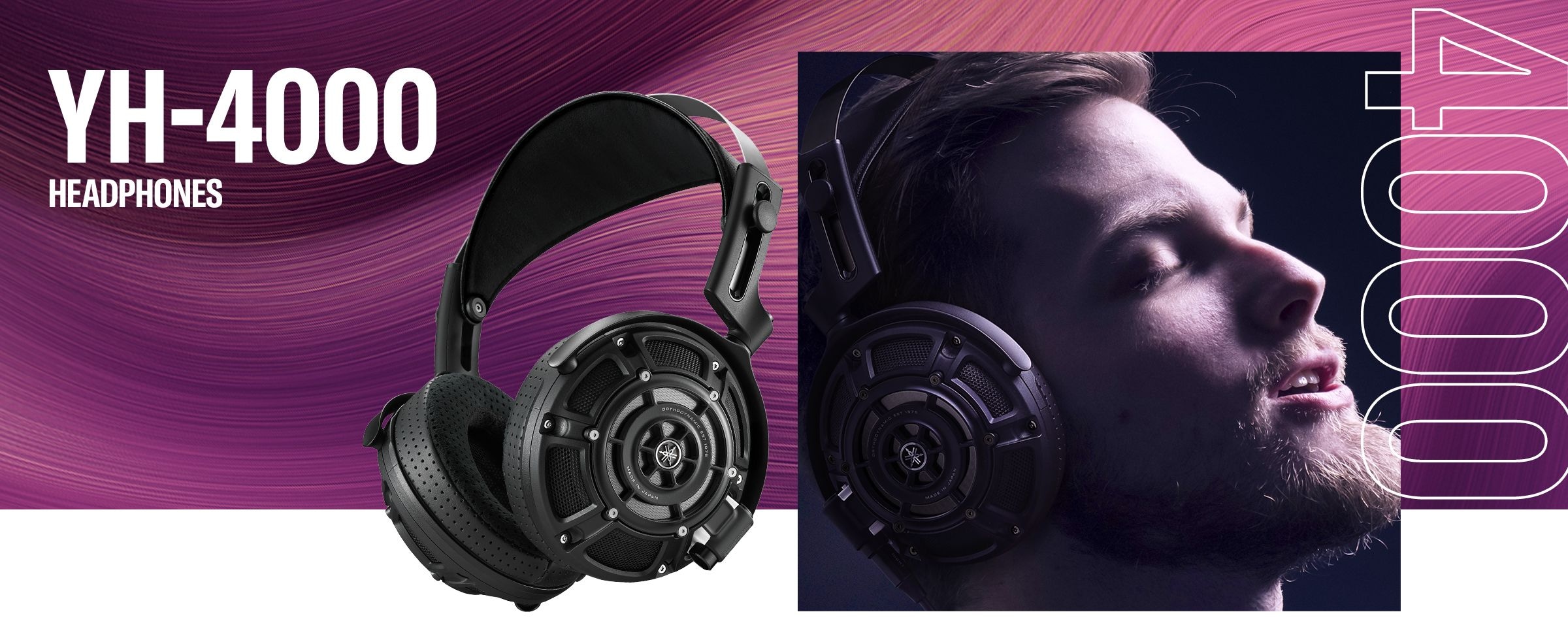 Main visual of the YH4000 headphones