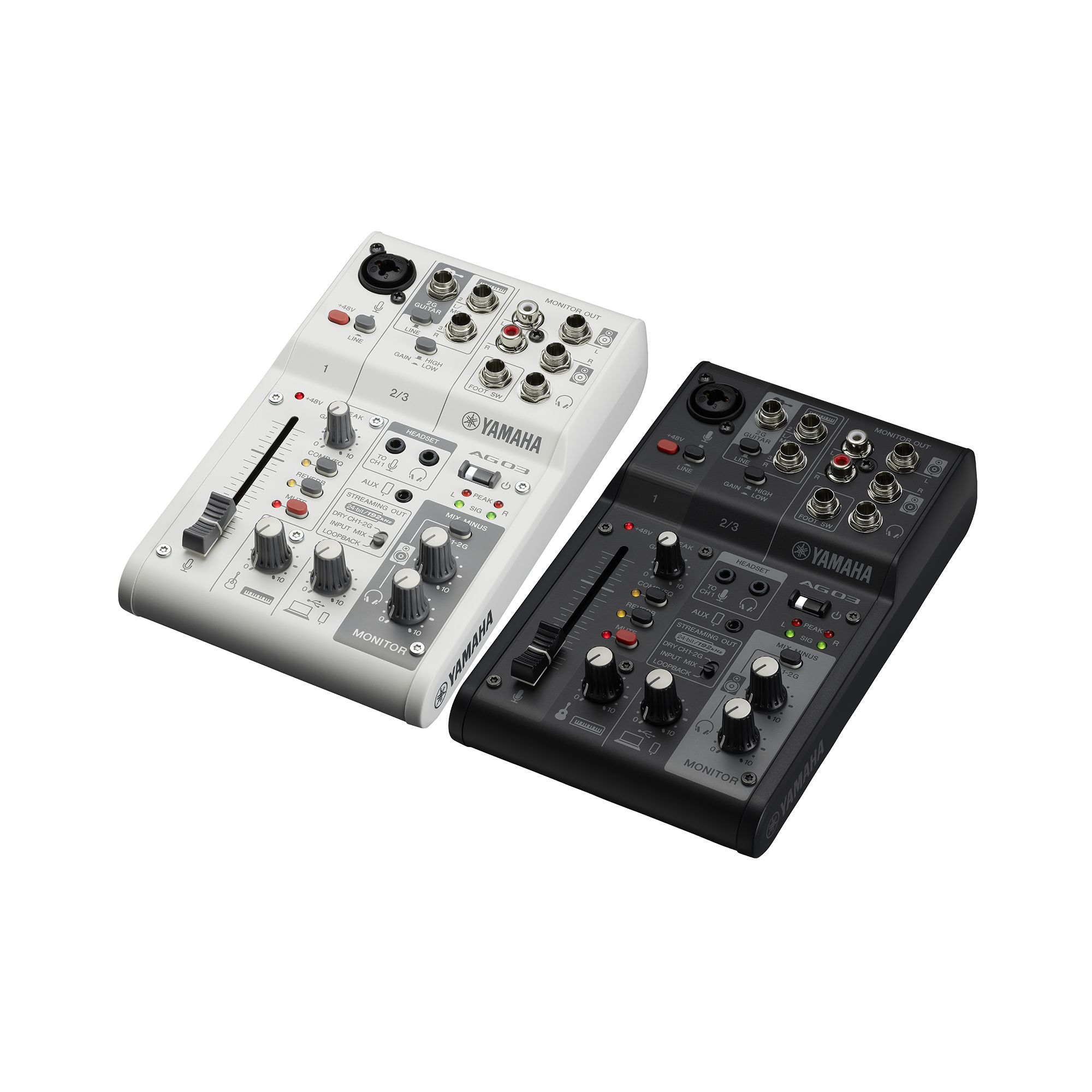 オーディオ機器 スピーカー AG03MK2 3-Channel Loopback Audio USB Mixer - Yamaha USA