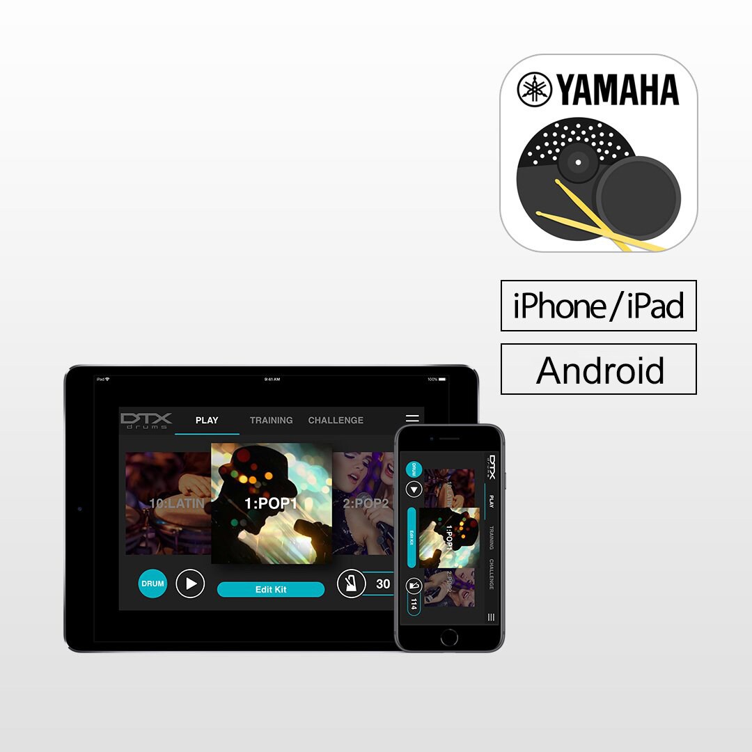 DTX402 Touch - Specs - Apps - Yamaha Corporation