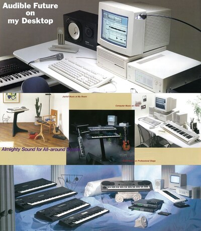 Images of Yamaha digital instrument catalog