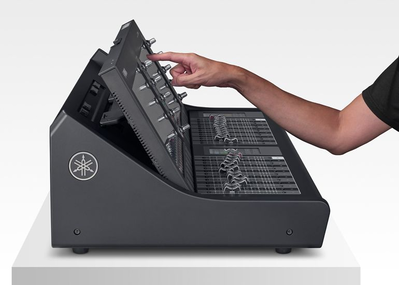 Short console depth and Comfotable reach to the display