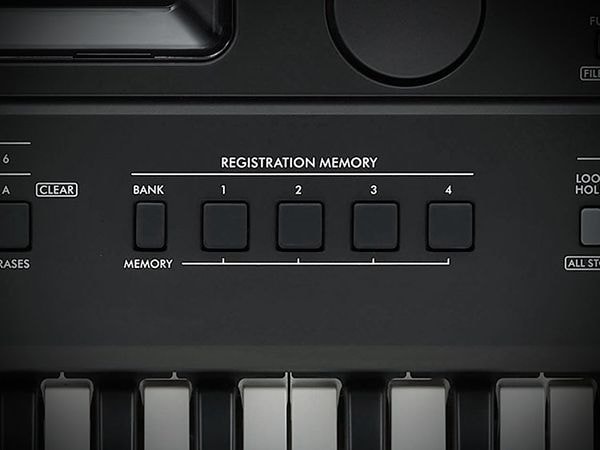 Close-up of Registration Memory Buttons