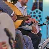 Group of people playing differnt instruments