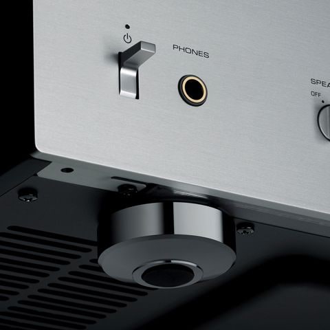 chrome-plated iron feet for A-S1200 integrated amplifier