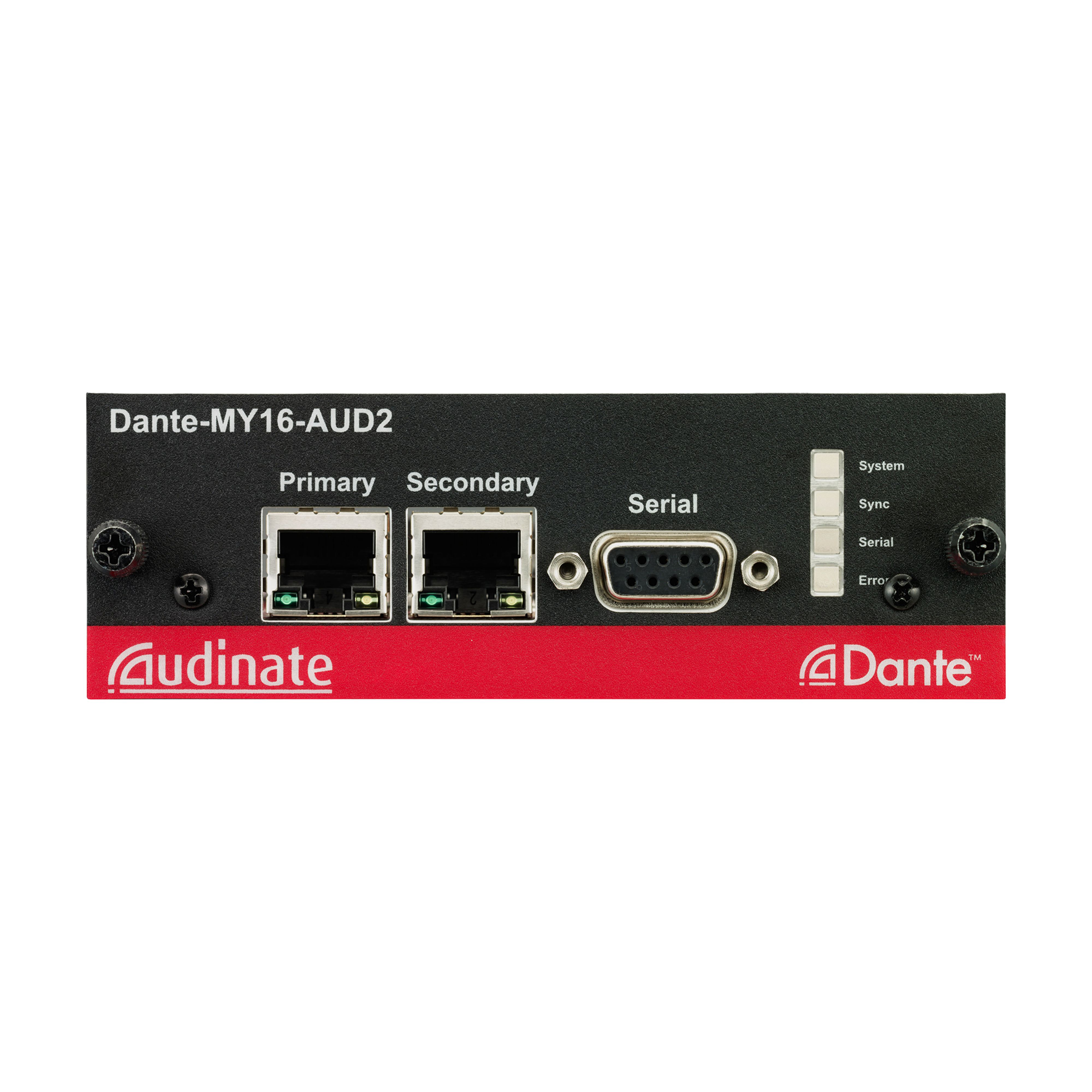 DANTE-MY16-AUD2 - Overview - Audio and Network Interfaces and