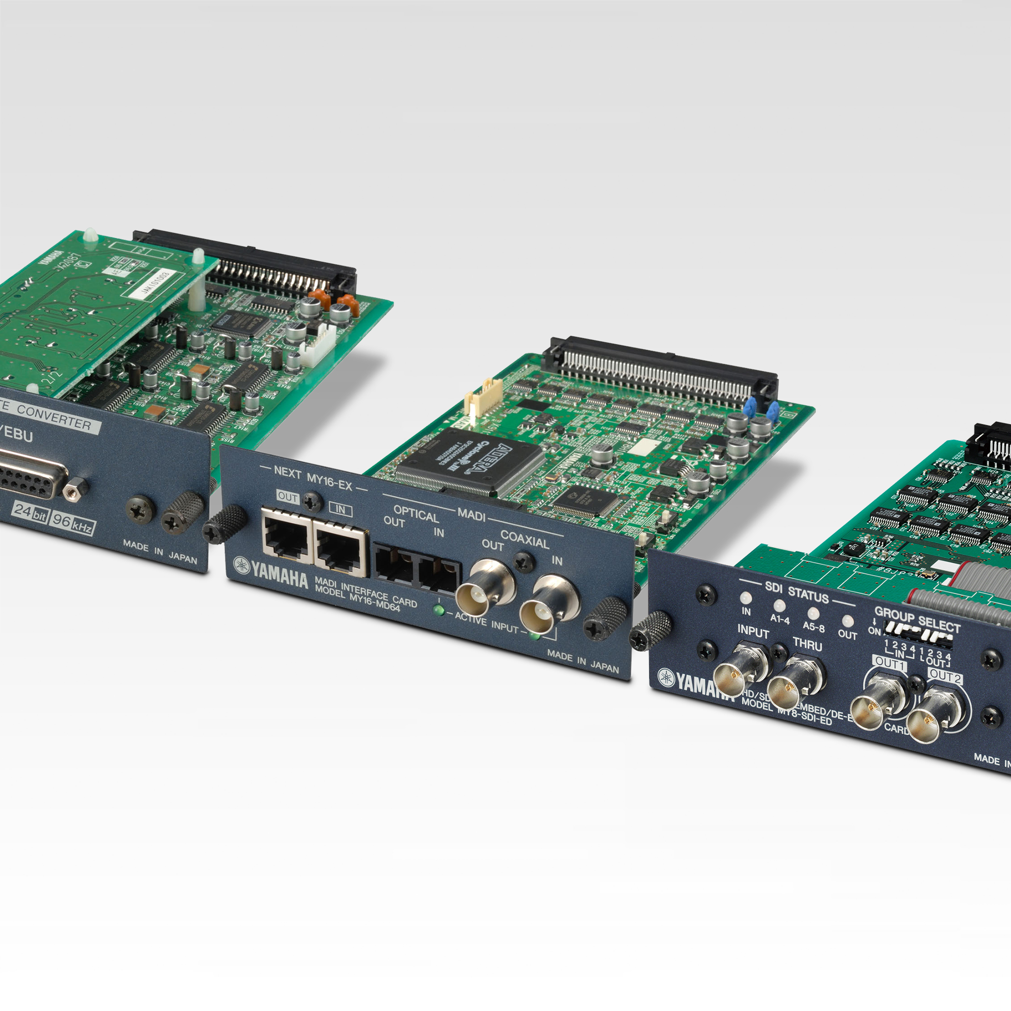 Digital Cards - Overview - Audio and Network Interfaces and YGDAI