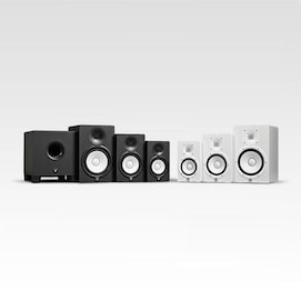 HS Series Black and White Lineup Speakers