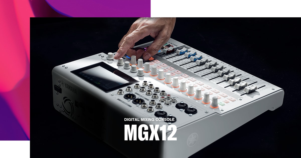 MGX12 18-Channel Digital Mixing Console Specs - Yamaha USA