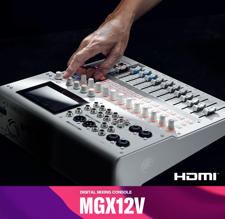 MGX12V Digital Mixing Console with Video - Yamaha USA