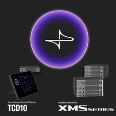 New Commercial Installation Solutions Ecosystem with Power Amplifiers XMS series, Touchscreen Control Device TCD10