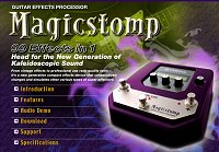 Magicstomp.com Main Page Image