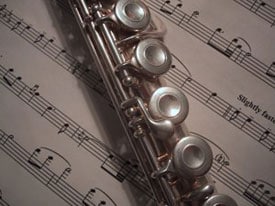 Flute on Sheet Music