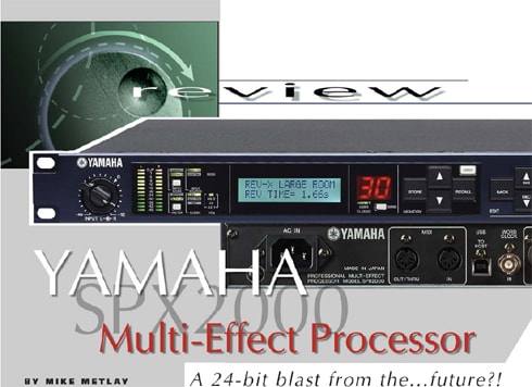 Yamaha SPX2000 (Recording, February 2004) - Yamaha - United States