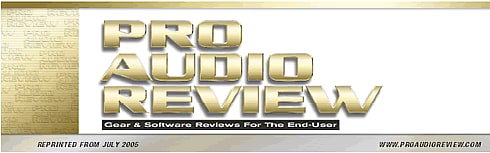 Pro Audio Review - July 2005