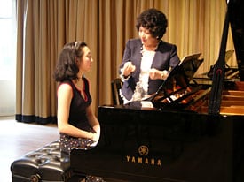 Hiroko Nakamura and another pianist