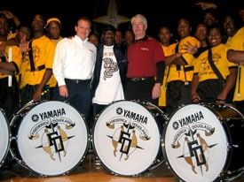 Sonny Emory with Band and Three Bass Drums