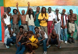 Group shot of Sierra Leone Refugee All Stars