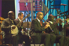 Dr. Michael White (on clarinet) and the Original Liberty Jazz Band