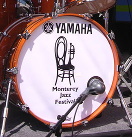 Monterey Jazz Festival Stage with Drums
