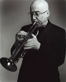 Brian Lynch plays the trumpet