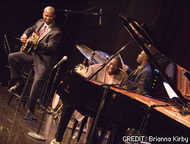 Russell Malone, Cyrus Chestnut, and Neal Smith Perform at Jazz Festival