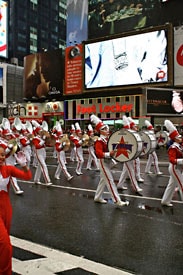 Drumline marches in Macy's Parade