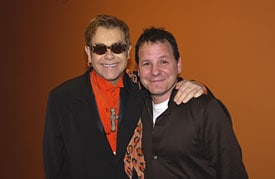 Elton John and Chris Gero
