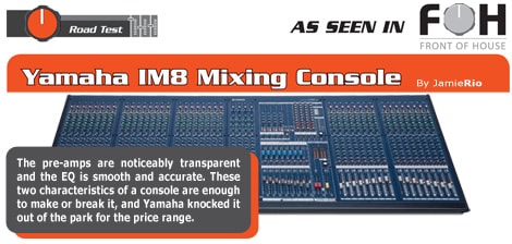 IM8 Analog Mixing Console