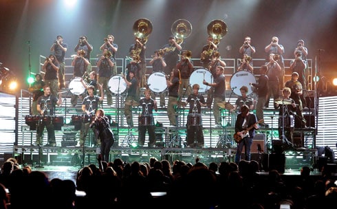 USC performs with Radiohead