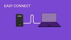 image showing Easy Connect with Micro USB