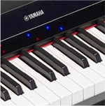 The Yamaha P-S500 with GHS keyboard and Stream Lights 