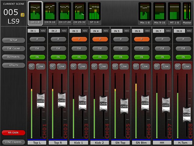 LS9 StageMix - Features - Software - Professional Audio - Products