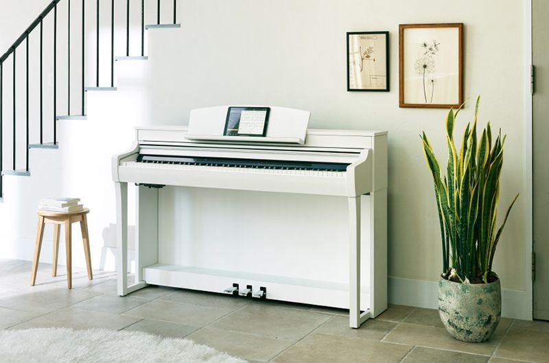 CSP-255 piano in living room