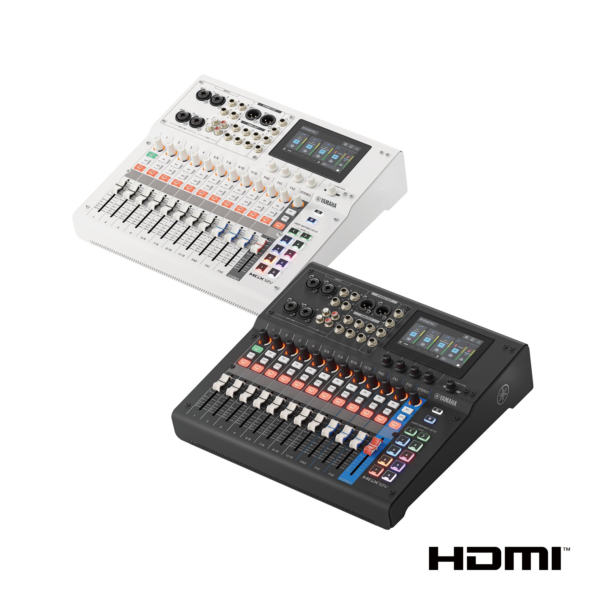 MGX12V Digital Mixing Console with Video - Yamaha USA