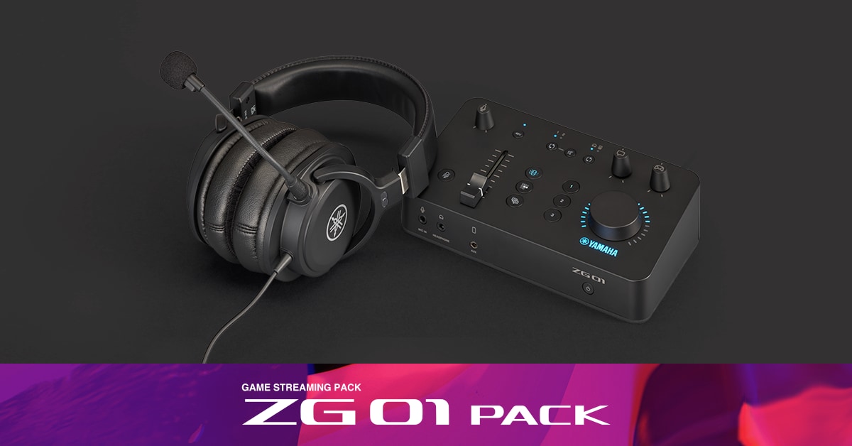 ZG01 Pack Gaming Mixer & Headset Specs - Yamaha USA